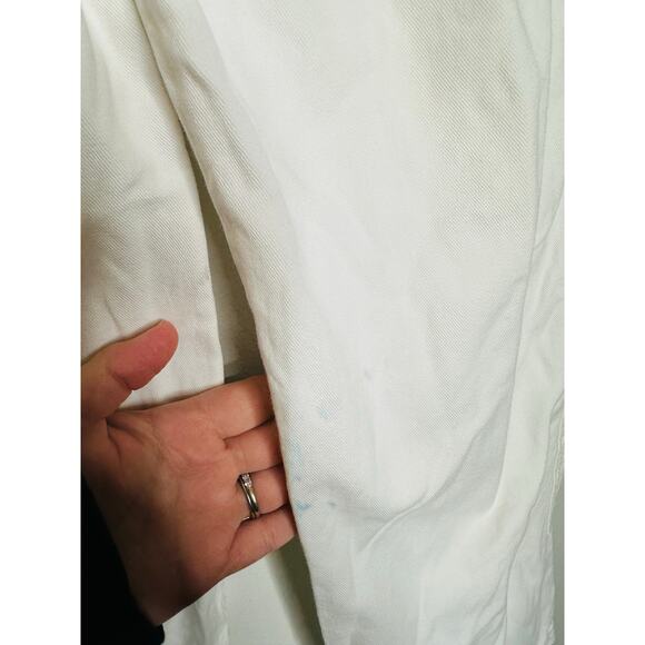 HUDSON White High-Rise Welt Pocket Cargo Wide Leg Jeans Size 26 - Picture 13 of 16